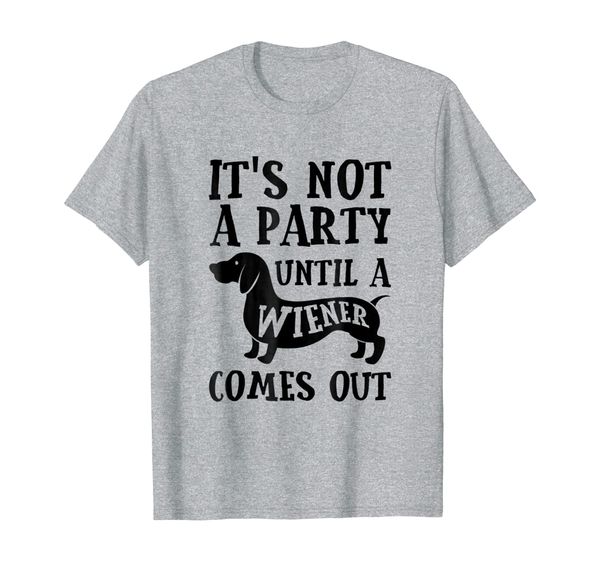 

dachshund wiener humor novelty tee shirt, White;black