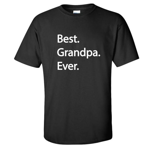 

men's t-shirts 2021 ".grandpa.ever." t-shirt in black, White;black