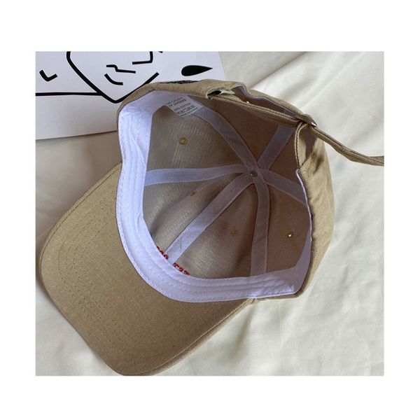 

cap children's usa wash old letter soft baseball cap women's summer simple versatile sun visor duck tongue hat, Black;white