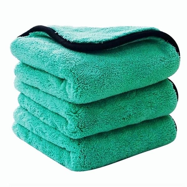 

towel car care beauty cleaning microfiber cloth coral velvet 1200gsm two sided thicken anto tool customizable logo