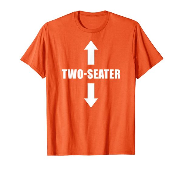 

two-seater funny t-shirt, White;black
