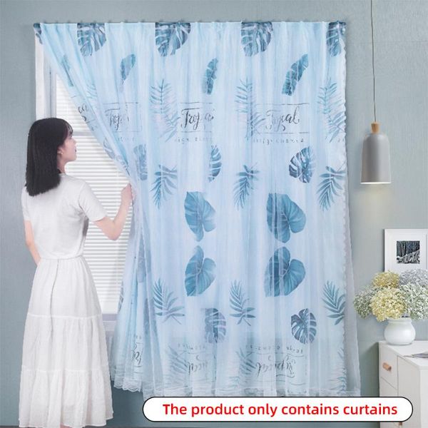

curtain & drapes shading curtains bedroom living room decoration punch-installation for cloth and sunshade home textile