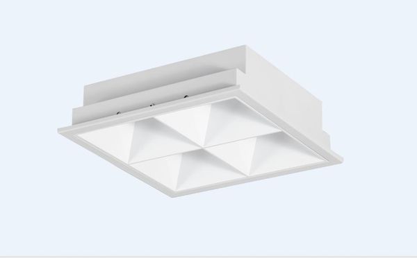 

10w 1200lm low ugr led troffer-panel light high efficiency 120lm/w strong structure folded back sheet of steel troffer panels