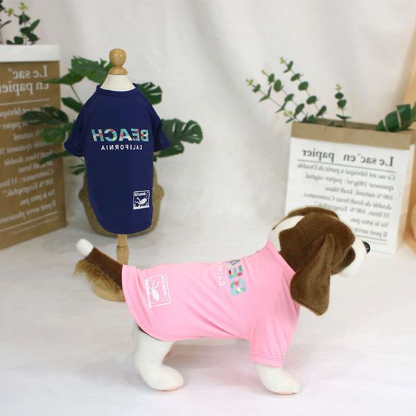 

pet spring dog thin clothing small poodle summer breathable t-shirt