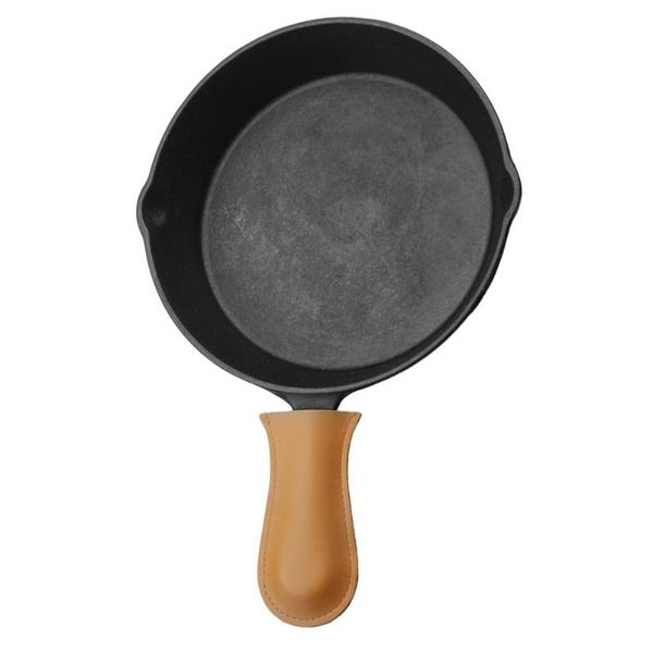 

pans 1pc cast iron skillet pancake cooking pan portable frying nonstick