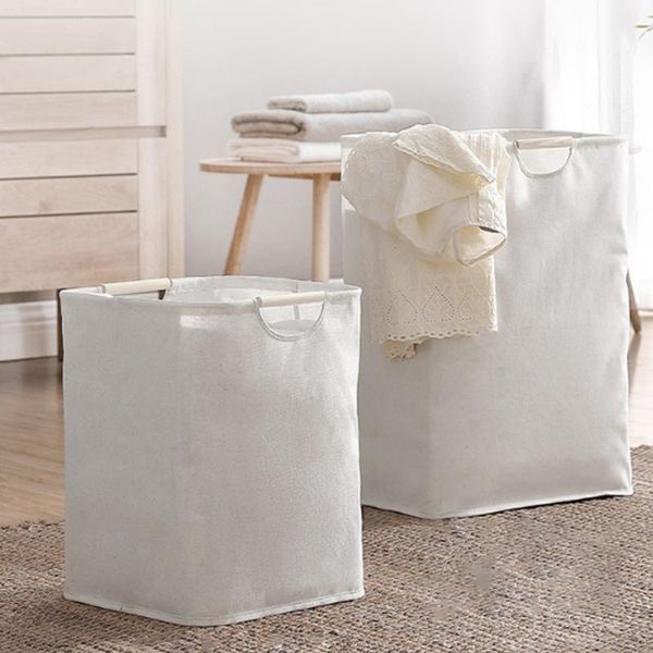 

laundry bags fabric basket household storage dirty clothes retractable portable baskets box