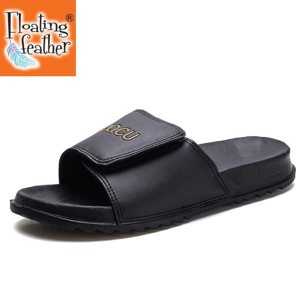 

slippers men's men shoes summer home simple black white non-slip bathroom slides flip flops