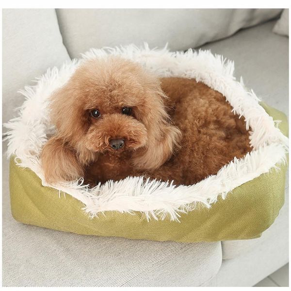 

cat beds & furniture dog bed kennel square blanket long plush soft house sleeping bag puppy cushion pet mat