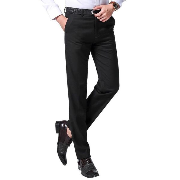 

men's suits & blazers 2021 casual formal trousers non iron korean slim fit, White;black