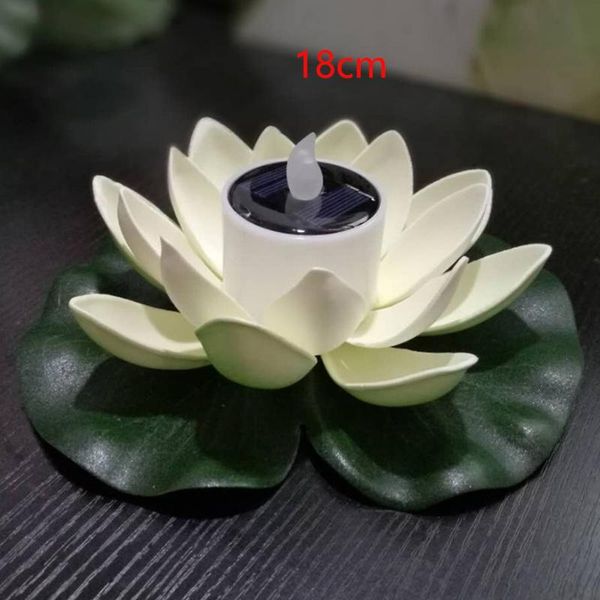 

pool eco-friendly candle light electronic decorative solar powered water lantern floating lake wishing artificial flower led