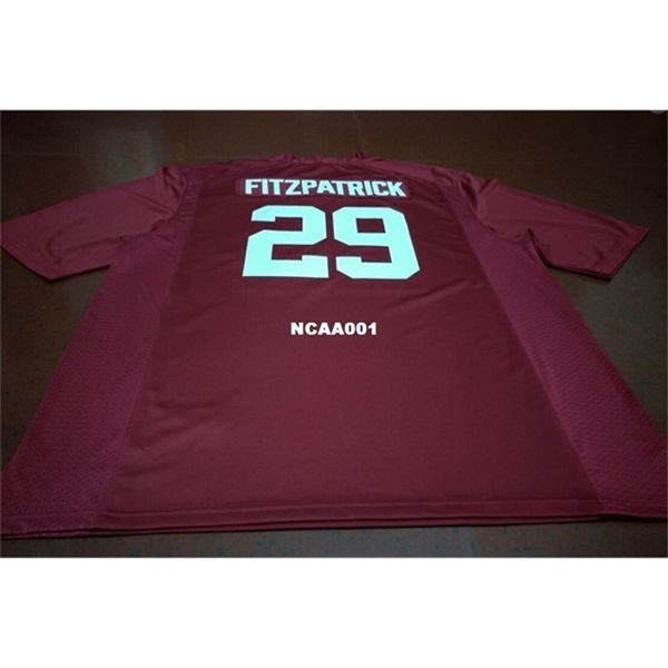 

668 #29 minkah fitzpatrick alabama crimson tide red black white size s-4xl college jersey or custom any name or number jersey