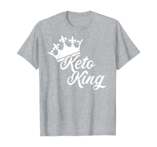 

king keto ketones shirt, White;black