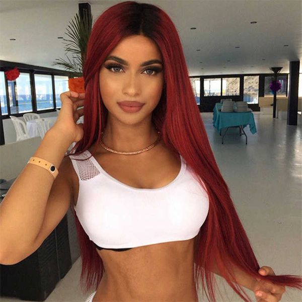 

wig chemical fiber female multicolor medium long straight hair wig headgear, Black