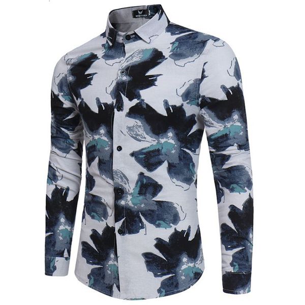 

men's fashionable summer vintage shirts long hawaii holiday ethnic streetwear shirt lb69, White