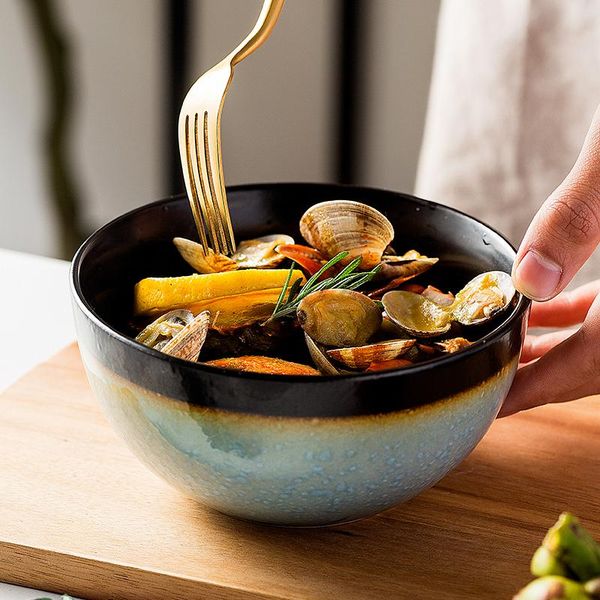 

ramen ceramic bowl rice candy sauce decorative japanese eco friendly fruit instant noodle bowl kitchen vaisselle tableware df50w