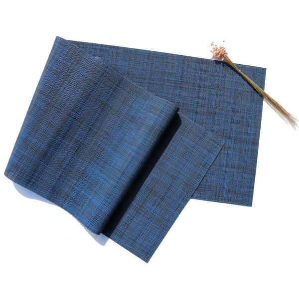 

new american l model room pvc woven table flag modern simple household towel