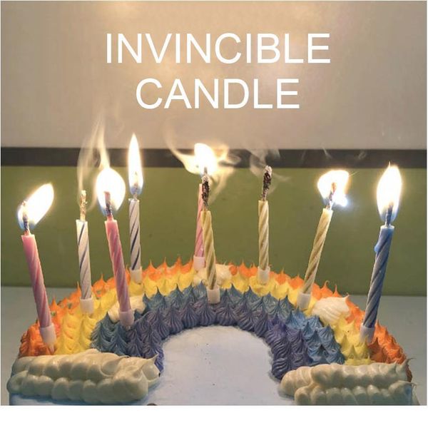 

10pcs blowing inextinguishable candles funny tricky magic props creative prank tools birthday party funny decoration qyleef