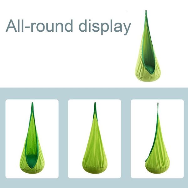 

camp furniture zipper space saving children indoor comfortable outdoor swing pod hanging seat hammock chair air cushion roof home tree