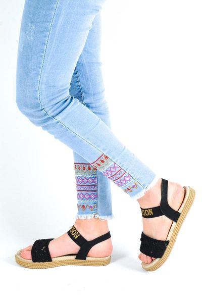 

sandals 124 cka casual black women flat shoes