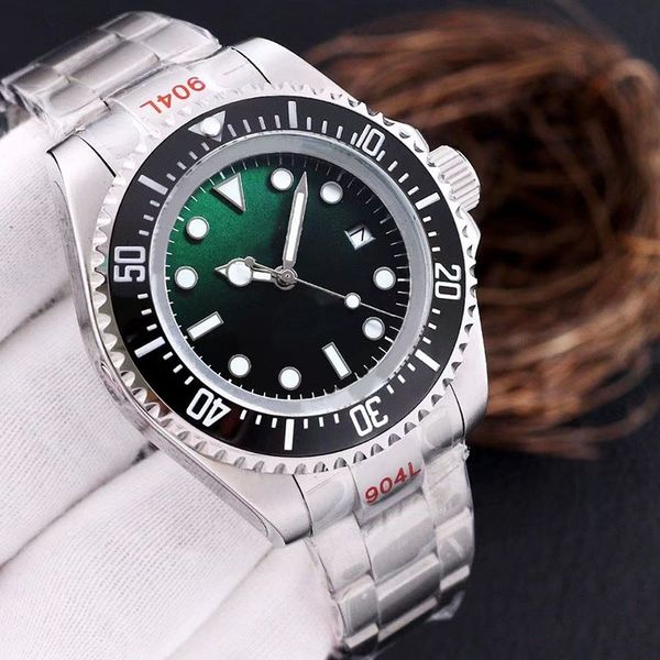 

watches for men 44mm automatic mechanical wristwatches classic wristwatch silver strap stainless steel designer mens watch montre de