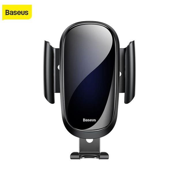 

cell phone mounts & holders baseus luxury glass car holder for x xs max xr s9 s8 gravity metal air vent mount gps in