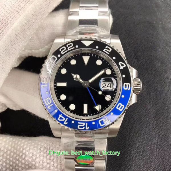 

noobf super quality watches cal.3186 movement 40mm gmt batman 116710 16710blnr ceramic bezel waterproof mechanical automatic mens watch men&, Slivery;brown