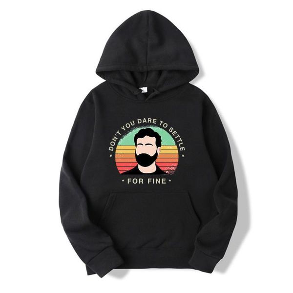 

men's hoodies & sweatshirts roy quote about fine kent ted lasso season 2 2021 classic fun design print winter thick loose men hoodie ti, Black