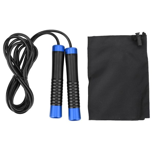 

jump ropes 100% brand aluminium alloy handle rope steel wire bearing jumprope student usage fitness sport equipmentblack silver