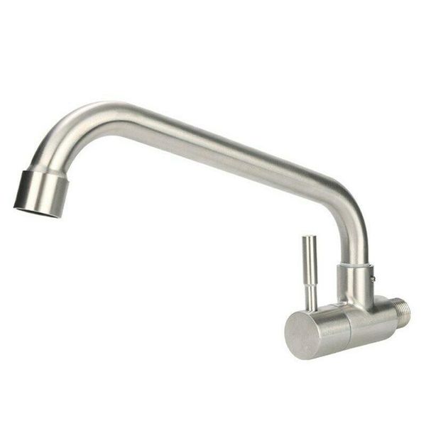 

bathroom sink faucets stainless steel modern kitchen mixer taps swivel spout single handle faucet
