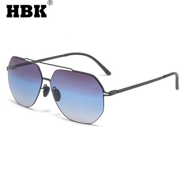

sunglasses hbk fashion polygon for women men gold brand design irregular gradient male driving zonnebril eyewear uv400, White;black