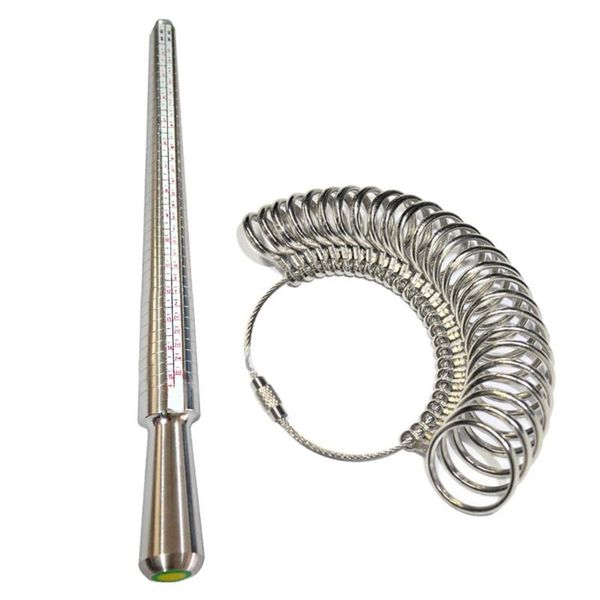 

professional hand tool sets uk ring sizer a-z finger sizing measuring stick metal mandrel gauge jewellery kit