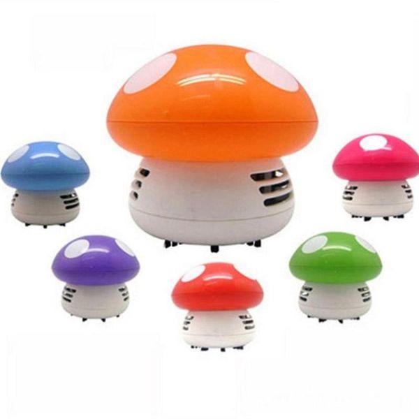 

portable car mini mushroom corner desk table dust vacuum cleaner sweeper cute functional deskvacuum cleaner sale