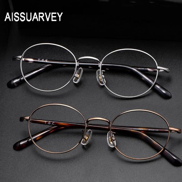 

fashion sunglasses frames small round designer optical eyeglasses men glasses frame women retro vintage prescription metal acetate temple, Black