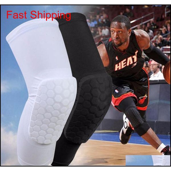 

honeycomb sports safety tapes volleyball basketball knee pad compression socks knee wraps brace protection fashion jllvlz carshop2006, Silver