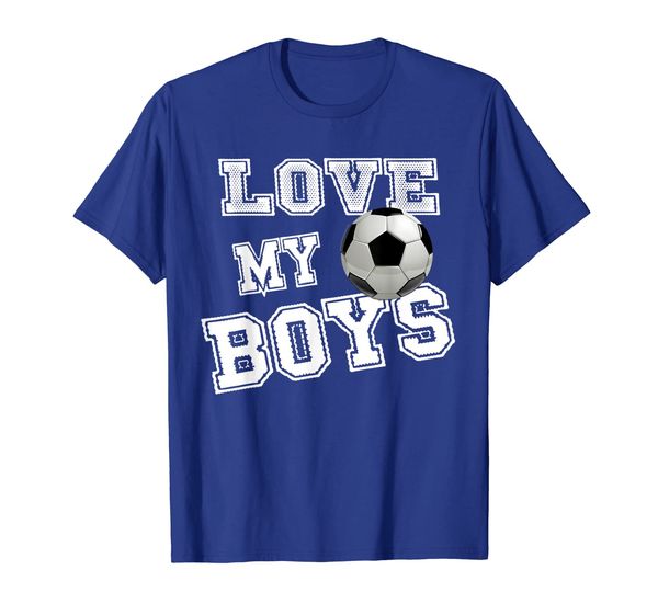 

i love my boys soccer shirts for mom-soccer mom t-shirts, White;black