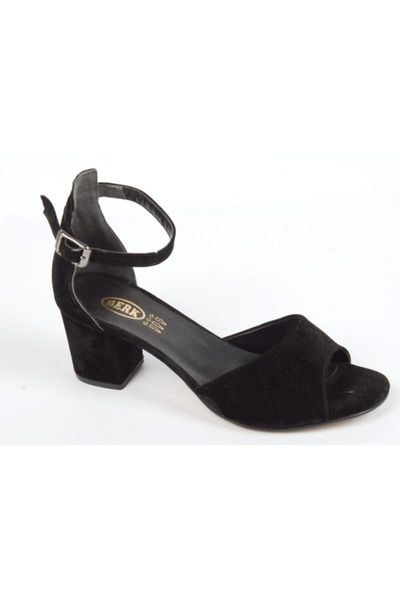 

sandals black women 's high-heeled suede shoes