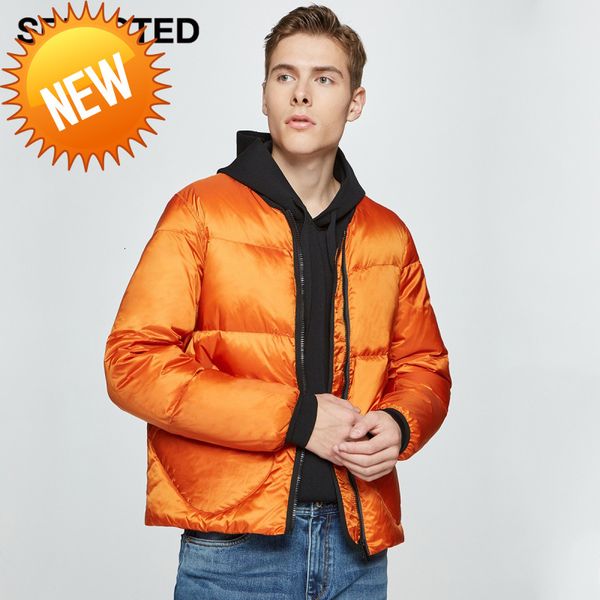 

selected man's winter warm short down jacket s|420412019, Black