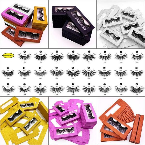 

false eyelashes faux mink wholesale 3d lashes bulk natural pack fake make up in