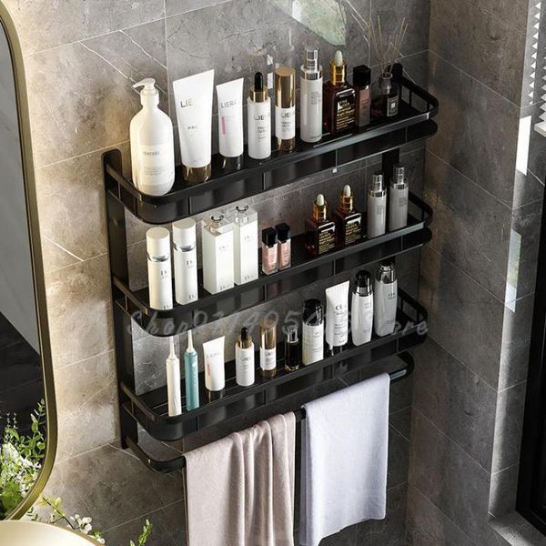 

hooks & rails punch-bathroom toilet racks supplies storage wall hanging rack