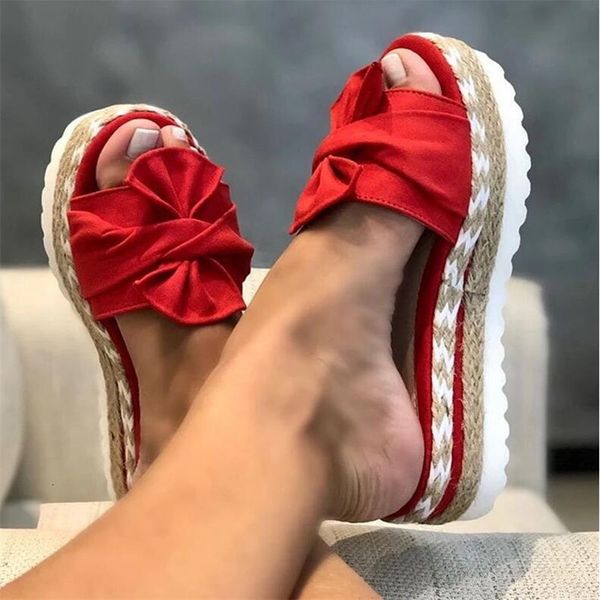 

arch 2020 platform summer sandals slipper inside outdoor flip-flops beach shoes women slippers, Black