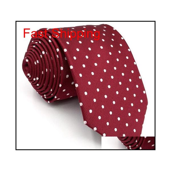 

s15 dots red crimson white mens ties neckties 100% silk extra long size jacquar qylulz mj_fashion, Blue;purple