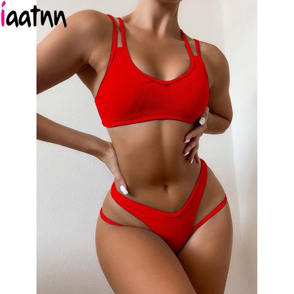 

women's swimwear high waist bikini 2021 swimsuit women thong bikinis set female brazilian swimming for bathing suit woman beachwear, White;black