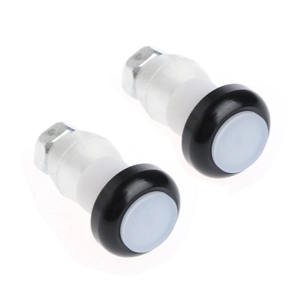 

1pair safety cycling bike turn signal handle bar end plug led red light lamp t8nc