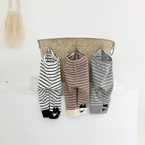 

trousers 2021 girls leggings fall style boys and fashion stitching underwear pencil pants baby girl clothes cartoon for, Blue