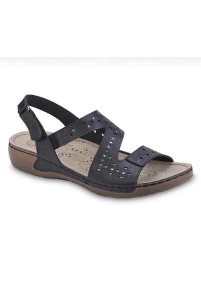 

sandals women's black casual comfort