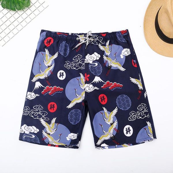 

one-piece suits men's boxer shorts swimming trunks breathable fashion seaside beach surfing rich printing briefs swimwear men
