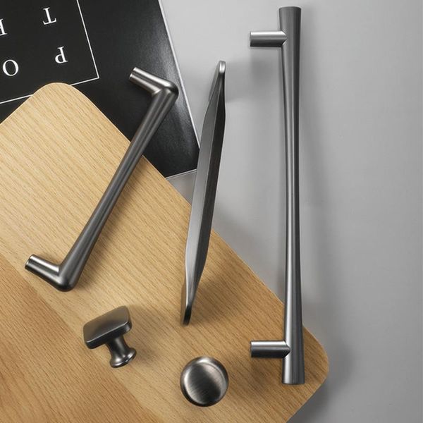 

handles & pulls zinc alloy cabinet door handle modern fashion wardrobe home dresser drawer solid knob furniture hardware accessories