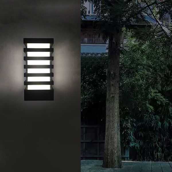 

k-w245 wall light outdoor decoration sconces waterproof dwaterproof balcony porch fixtures modern led up 180 angle