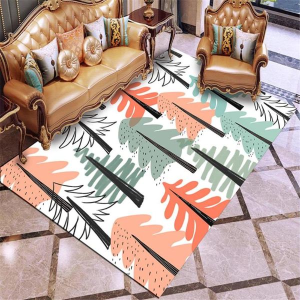 

colorful christmas tree carpet forest mat merry christmas rug 3d print kids adults gift carpet for living room floor