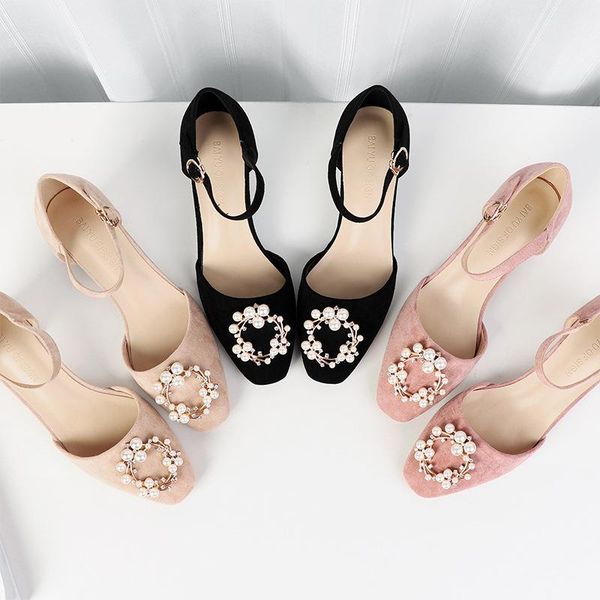 

dress shoes rhinestone heels mary jane black elegant for woman pumps women fetish high chaussure mariage femme